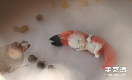 精致羊毛氈小動物作品圖片 融化人心的萌樣 -  rpnrmr.com