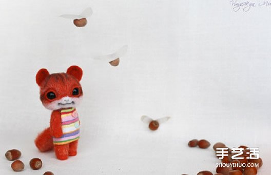 精致羊毛氈小動物作品圖片 融化人心的萌樣 -  rpnrmr.com