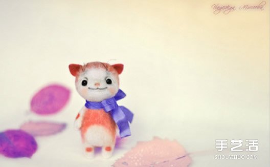 精致羊毛氈小動物作品圖片 融化人心的萌樣 -  rpnrmr.com
