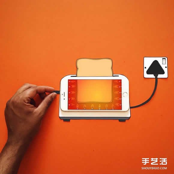 iPhone手機(jī)入畫 DIY創(chuàng)意無限的有趣插畫作品 -  rpnrmr.com