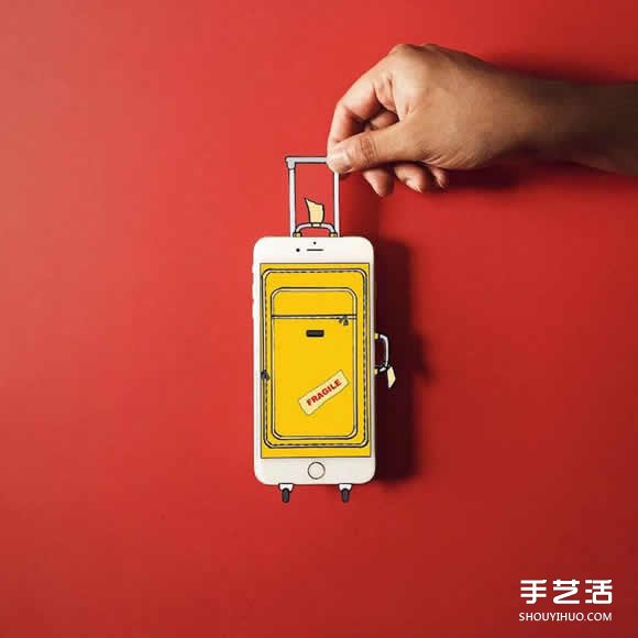 iPhone手機(jī)入畫 DIY創(chuàng)意無限的有趣插畫作品 -  rpnrmr.com