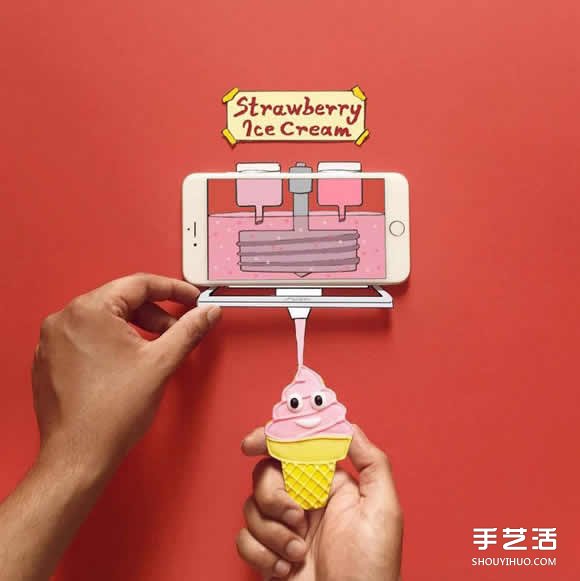 iPhone手機(jī)入畫 DIY創(chuàng)意無限的有趣插畫作品 -  rpnrmr.com