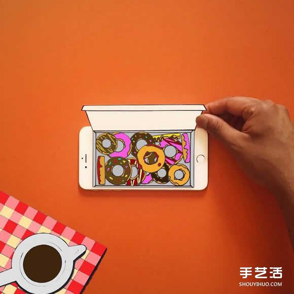 iPhone手機(jī)入畫 DIY創(chuàng)意無限的有趣插畫作品 -  rpnrmr.com