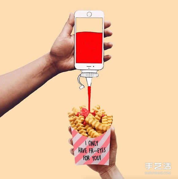 iPhone手機(jī)入畫 DIY創(chuàng)意無限的有趣插畫作品 -  rpnrmr.com