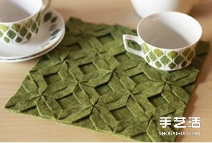 拼布杯墊DIY制作教程 帶圖案杯墊布藝手工制作 -  rpnrmr.com