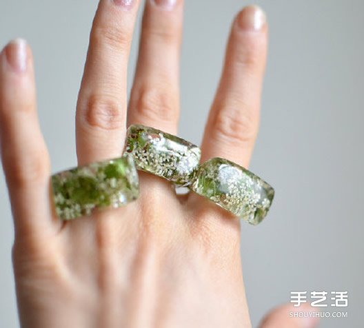 清新唯美的滴膠首飾作品圖片 美得讓人心碎 -  rpnrmr.com