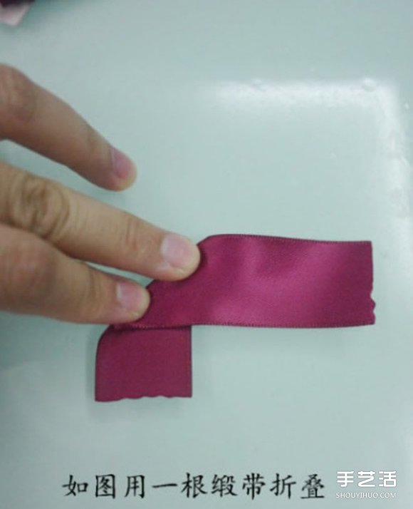 緞帶頭花的制作方法 可以用來DIY發(fā)箍或發(fā)夾 -  rpnrmr.com