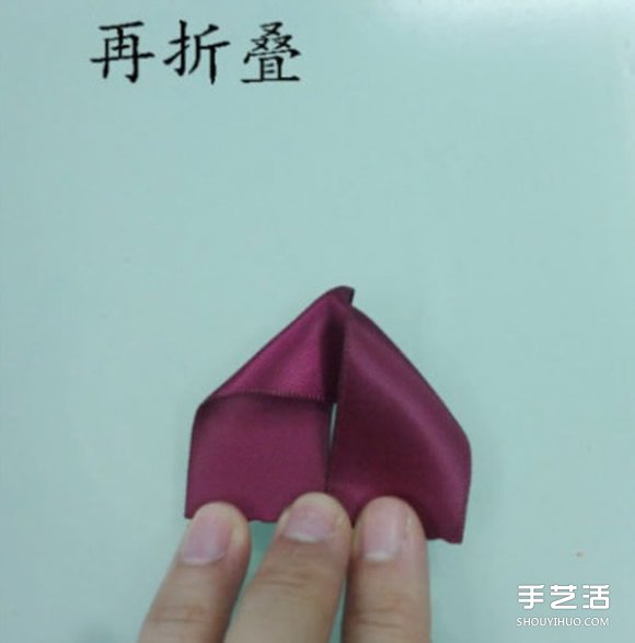 緞帶頭花的制作方法 可以用來DIY發(fā)箍或發(fā)夾 -  rpnrmr.com