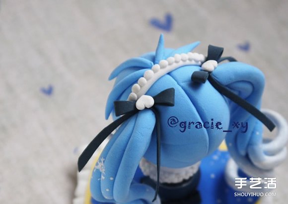 萌萌噠初音美少女粘土人偶手工DIY圖解教程 -  rpnrmr.com