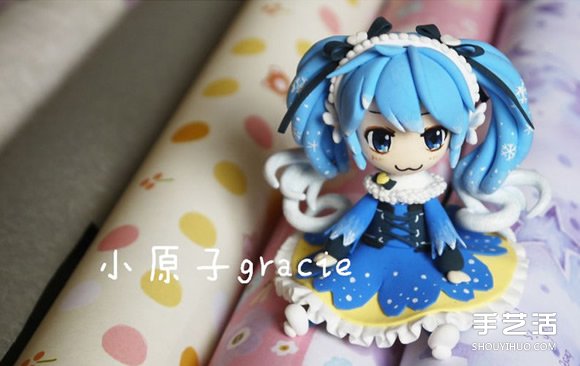 萌萌噠初音美少女粘土人偶手工DIY圖解教程 -  rpnrmr.com