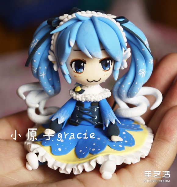 萌萌噠初音美少女粘土人偶手工DIY圖解教程 -  rpnrmr.com
