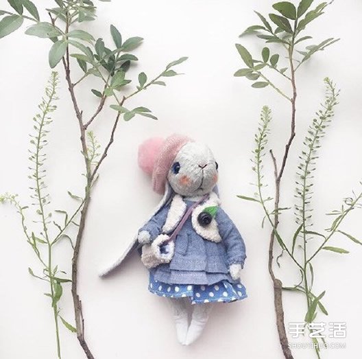各種賣萌的手工布藝兔寶寶作品圖片 -  rpnrmr.com