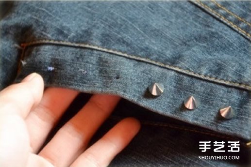 舊牛仔外套手工改造DIY教程 立馬穿出朋克風(fēng) -  rpnrmr.com