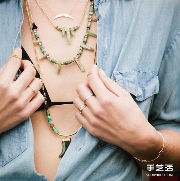 精致不浮夸的飾品 利用回收的金屬制作的首飾 -  rpnrmr.com