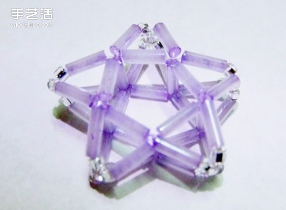 串珠立體五角星的制作方法 可用作裝飾小掛件 -  rpnrmr.com