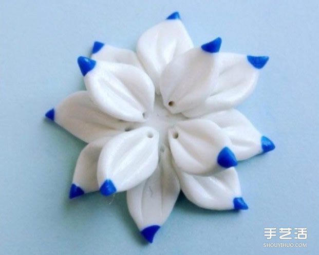 超輕粘土蓮花DIY教程 用粘土制作蓮花的過(guò)程 -  rpnrmr.com
