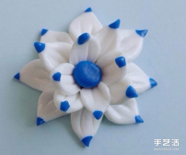 超輕粘土蓮花DIY教程 用粘土制作蓮花的過(guò)程 -  rpnrmr.com