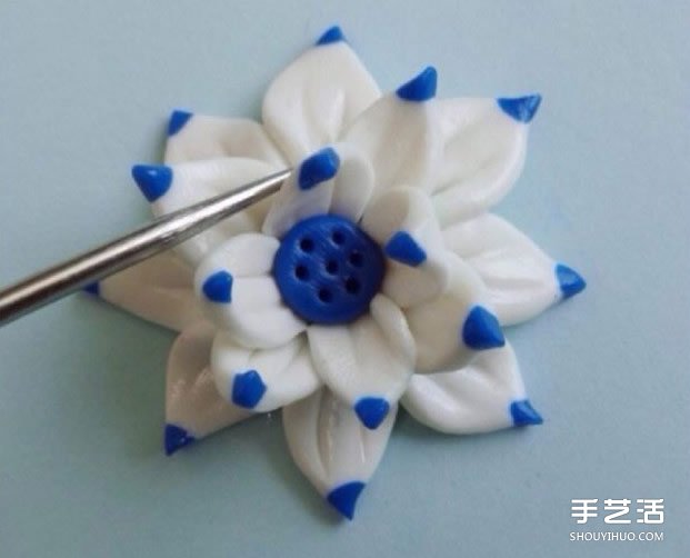 超輕粘土蓮花DIY教程 用粘土制作蓮花的過(guò)程 -  rpnrmr.com