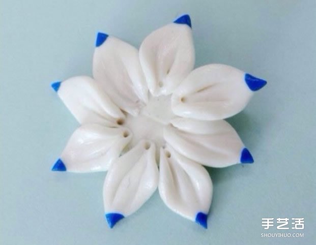 超輕粘土蓮花DIY教程 用粘土制作蓮花的過(guò)程 -  rpnrmr.com