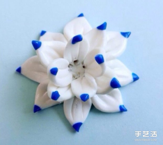 超輕粘土蓮花DIY教程 用粘土制作蓮花的過(guò)程 -  rpnrmr.com