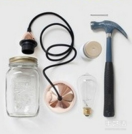 玻璃罐頭瓶子廢物利用手工DIY制作漂亮的燈飾 -  rpnrmr.com
