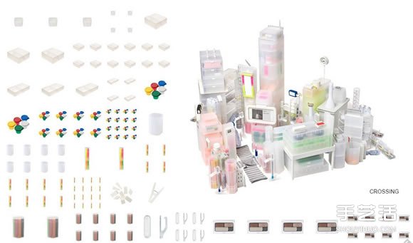 一萬個無印良品商品DIY制作出東京城市模型 -  rpnrmr.com
