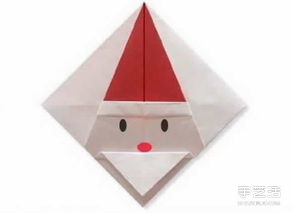 三種兒童手工折紙圣誕老人的折法圖解教程 -  rpnrmr.com