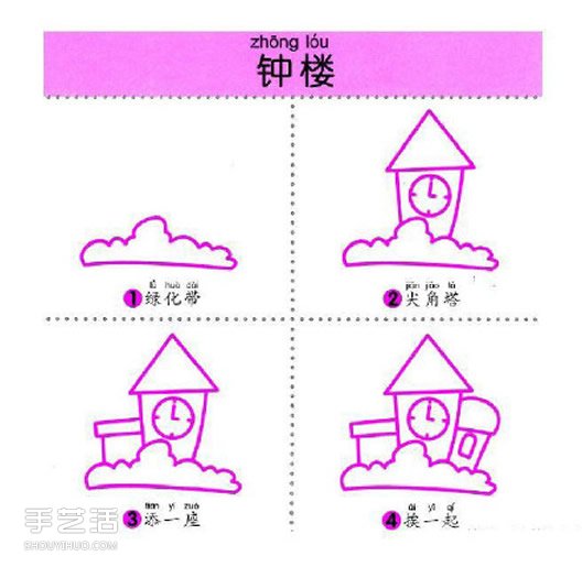9個簡單又有趣的建筑物簡筆畫的畫法 -  rpnrmr.com