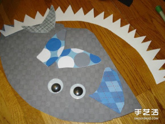 幼兒園自制帽子的教程 兒童鯊魚(yú)帽手工制作 -  rpnrmr.com