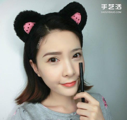 眉毛的畫(huà)法詳細(xì)圖解 一字眉和歐美挑眉畫(huà)法 -  rpnrmr.com