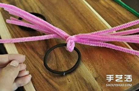 扭扭棒花朵教程圖解 DIY手工制作玫瑰花頭繩 -  rpnrmr.com