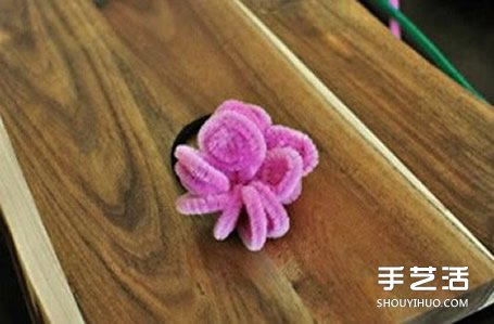 扭扭棒花朵教程圖解 DIY手工制作玫瑰花頭繩 -  rpnrmr.com
