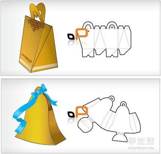 18種手工折紙包裝紙盒的折法帶打印圖紙 -  rpnrmr.com