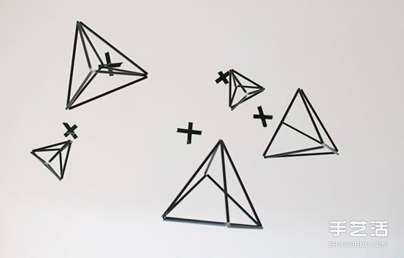 吸管掛飾手工DIY 立方體掛飾用吸管制作 -  rpnrmr.com