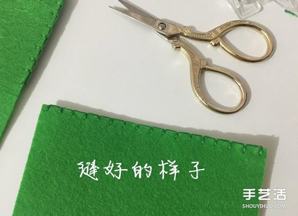 簡約不織布零錢包教程 手工布藝卡包制作圖解 -  rpnrmr.com