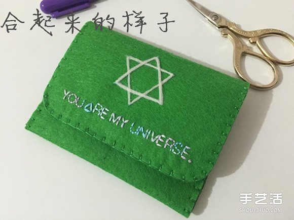 簡約不織布零錢包教程 手工布藝卡包制作圖解 -  rpnrmr.com