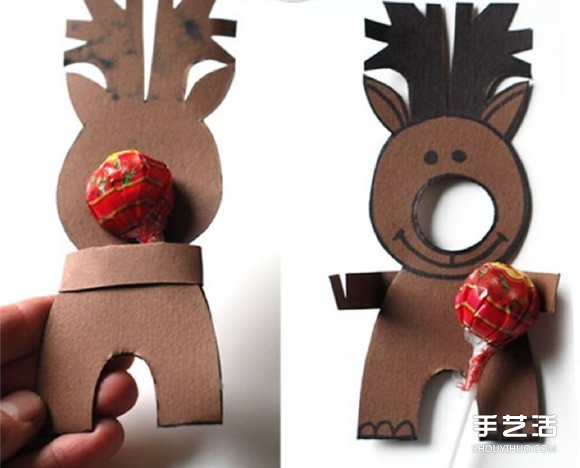 幼兒馴鹿手工制作教程 簡(jiǎn)單可站立馴鹿的做法 -  rpnrmr.com