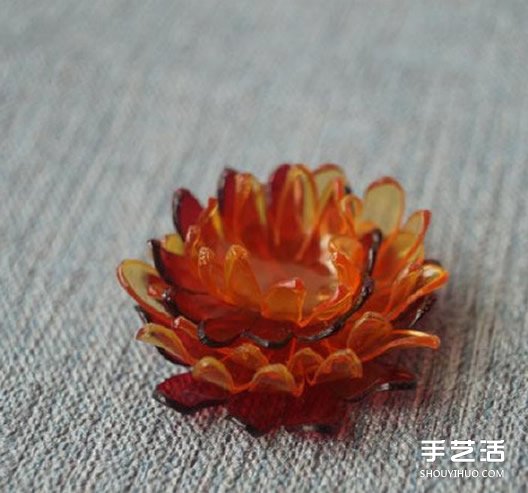 塑料花怎么做 美麗的塑料花頭繩DIY手工制作 -  rpnrmr.com