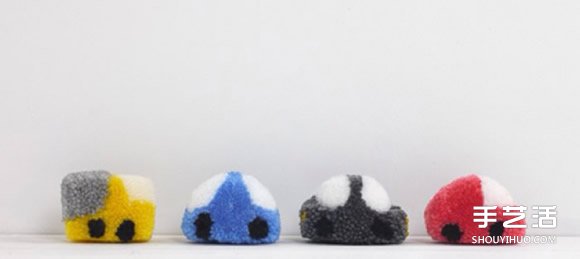 毛線球小汽車玩具制作 自制毛絨玩具汽車方法 -  rpnrmr.com