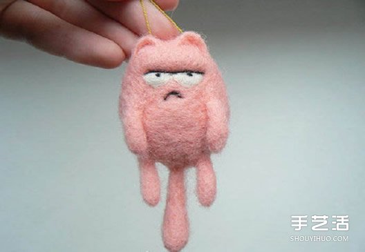 羊毛氈貓咪作品圖片 最搞怪貓星人就是它啦~ -  rpnrmr.com