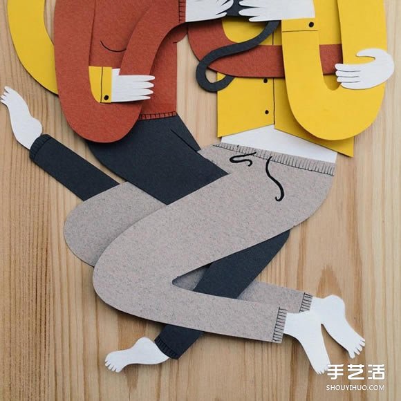 溫馨的平面剪紙藝術(shù)作品 感受家人相處的愛(ài) -  rpnrmr.com