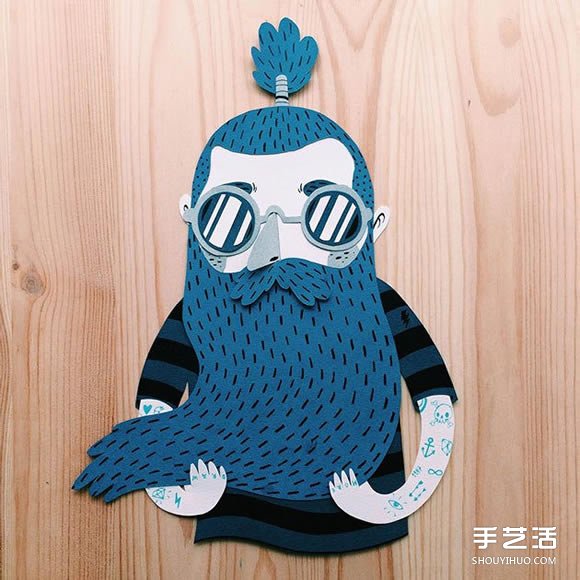 溫馨的平面剪紙藝術(shù)作品 感受家人相處的愛(ài) -  rpnrmr.com