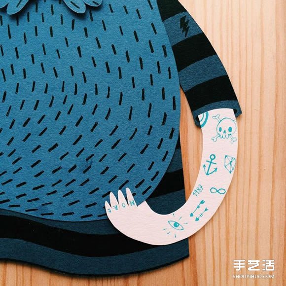 溫馨的平面剪紙藝術(shù)作品 感受家人相處的愛(ài) -  rpnrmr.com