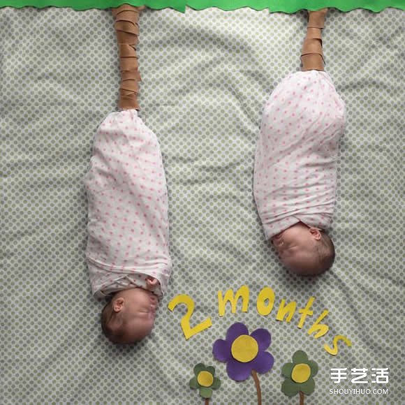 8 個月大的當紅明星 早產(chǎn)孿生姐妹花攝影照片 -  rpnrmr.com
