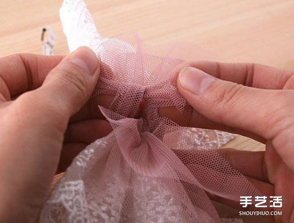 百搭蕾絲蝴蝶結發(fā)卡手工DIY制作圖解教程 -  rpnrmr.com