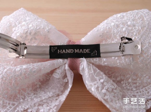 百搭蕾絲蝴蝶結發(fā)卡手工DIY制作圖解教程 -  rpnrmr.com