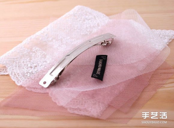 百搭蕾絲蝴蝶結發(fā)卡手工DIY制作圖解教程 -  rpnrmr.com