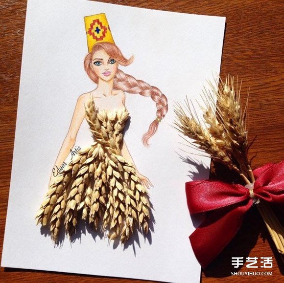 用食物做成女孩的禮服 我想一口吃掉那裙擺~ -  rpnrmr.com