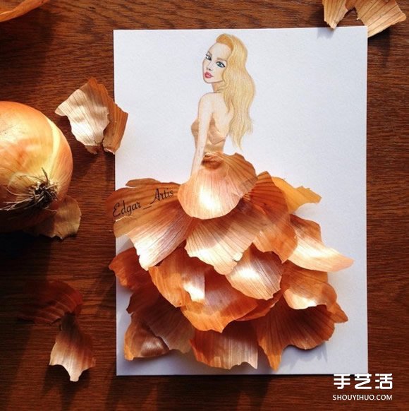 用食物做成女孩的禮服 我想一口吃掉那裙擺~ -  rpnrmr.com