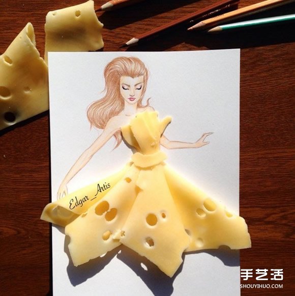 用食物做成女孩的禮服 我想一口吃掉那裙擺~ -  rpnrmr.com